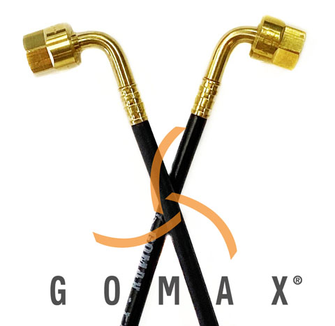 Hose 2mm 1/4" F/Fl 90° Elbow x 1/4" F/Fl 90° Elbow - 500mm