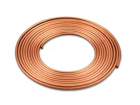 HARD DRAWN PIPE FIRE RATED INSULATION 2M LENGTH 9MM I.D X 19MM WALL
