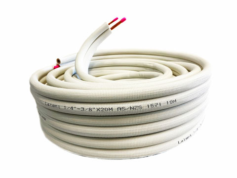 Twin Tube (9.52x0.8 + 19.05x1.2) - 20m - Suitable for R410A