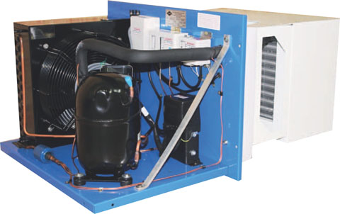 Slide-in packaged coldroom refrigeration system. Easily installed, just place in prepared hole. Units are provided with electrical cable and 3 pin plug. All units are 220/240 Volt 50Hz