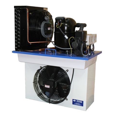 Drop-in packaged coldroom refrigeration system. Easily installed, just place in prepared hole. Units are provided with electrical cable and 3 pin plug. All units are 220/240 Volt 50Hz