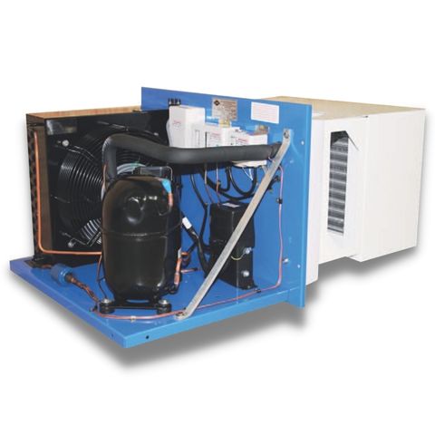 Slide-in packaged coldroom refrigeration system. Easily installed, just place in prepared hole. Units are provided with electrical cable and 3 pin plug. All units are 220/240 Volt 50Hz