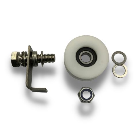 55mm U Profile Wheel & Axle Assembly