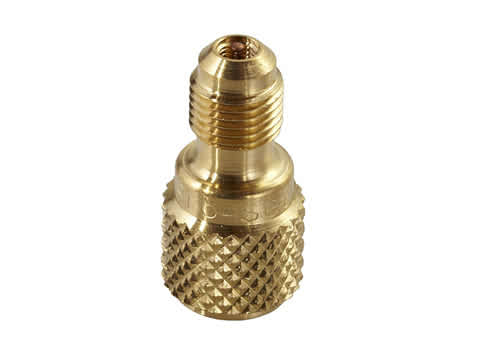 Cylinder Adaptor 1/4" Female SAE x 1/2" 20UNF (R410A) 