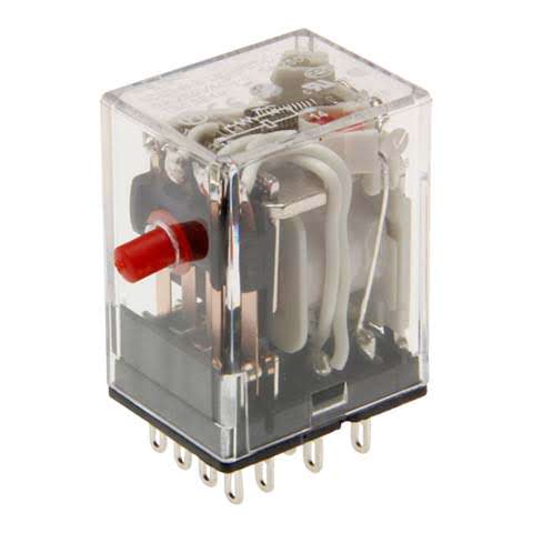 Relay comes with LED & push test button