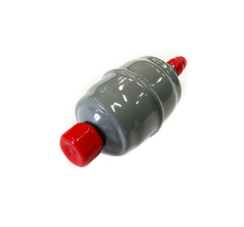 The universal acceptance of the Catch-All Filyer-Drier is due to its unique moulded porous core, consisting of a blend of highly effective desiccants. The quality features built into it assure years of service on any refrigeration system.