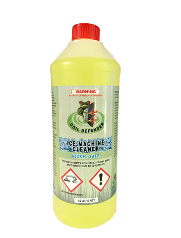 Ice Machine Cleaner is a food grade cleaner used to dissolve scale deposits from ice machine makers.
Features:
Highly concentrated economical cleaner
Nickel safe
Removes scale and other water deposits quickly
UV dye to ensure effective unit flushing