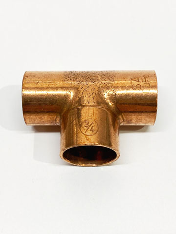 Copper Tee - 130 Bar - 1/2"