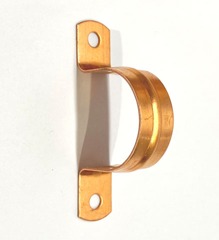 Copper Pipe Clip - 1/4" - 5 Pack