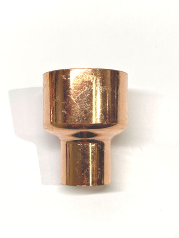 Copper Coupling Reducer - 1/2" ID x 3/8" ID (R410A) - 2 Pack