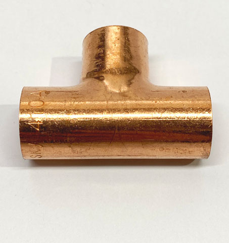 Copper Tee - 1/4" (R410A) - 3 Pack 