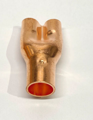Copper Y Piece - 5/8" x 5/8" (R410A) - 5 Pack