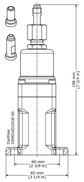Danfoss Pilot Unit for WVS - R410A & R744