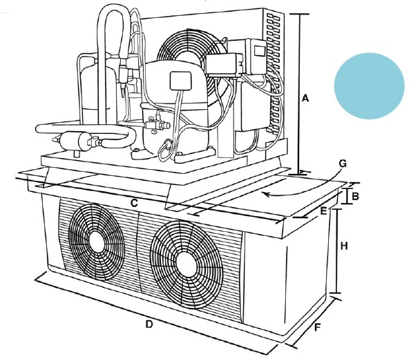 Drop-in Unit - MT R404A - 4200W @ 5.0KTD