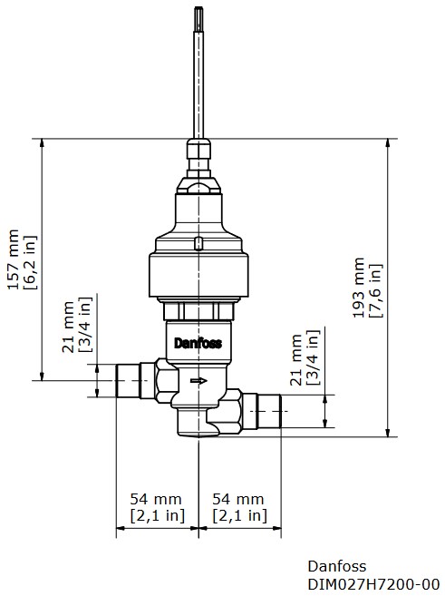 Danfoss Electric Regulating Valve - CCMT 8