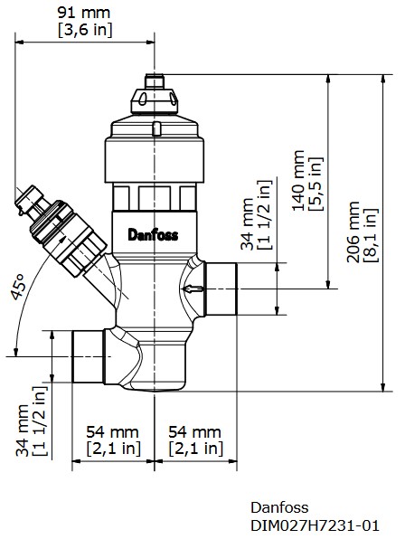 Danfoss Electric Regulating Valve - CCMT 24
