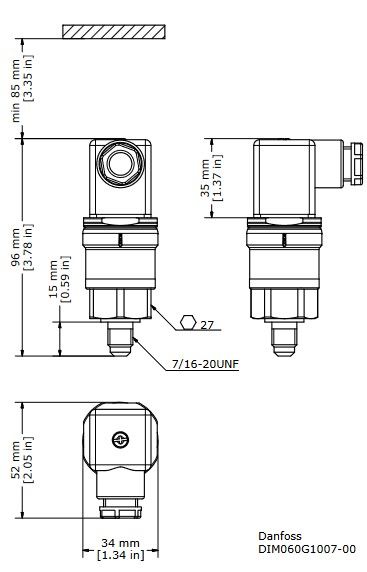 Pressure Transmitter AKS 3000 0-40 Bar for CO2 