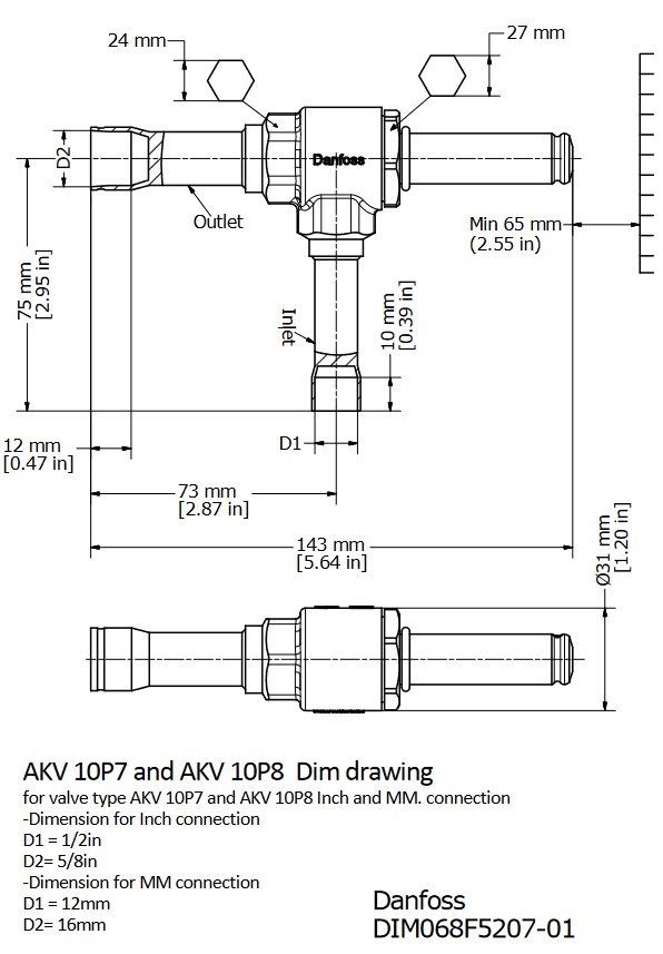 Electronic Expansion Valve AKV 10P7