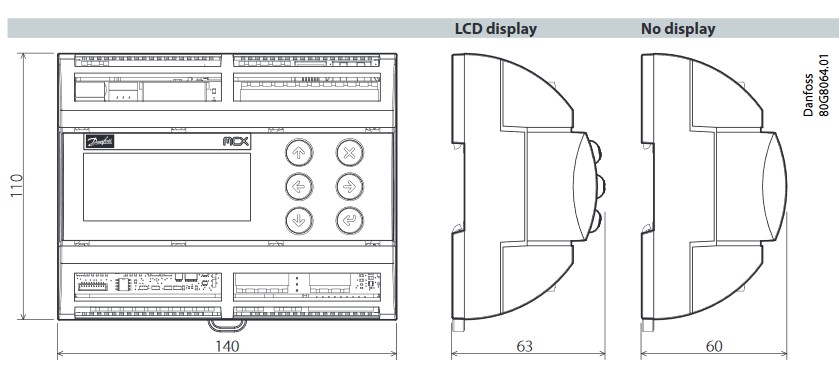 Danfoss MCX061V Programmable Controller - 24V