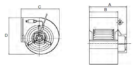 Single Fan Deck 9" x 9" 600W 3 Speed