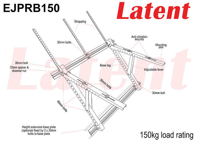 Adjustable Roof Bracket - 150kg