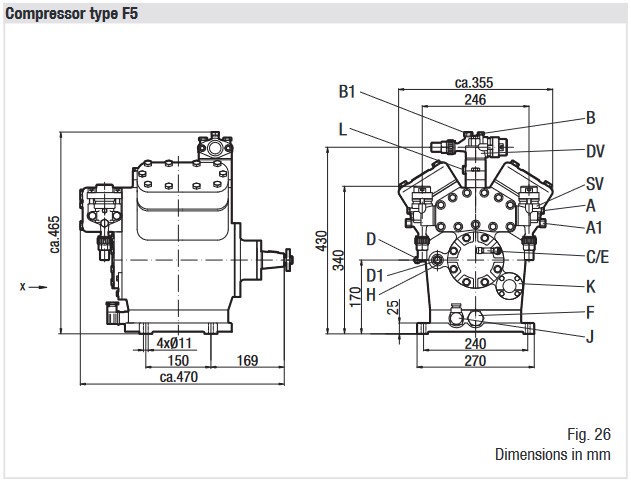 BOCK Open Drive Compressor FX5