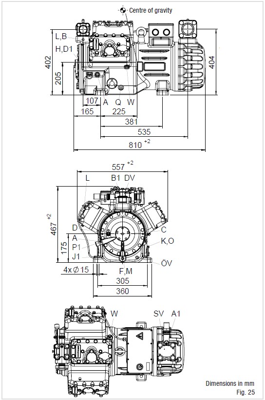 BOCK Semi-Hermetic Compressor HGX66E/2070-4 S (11497) 