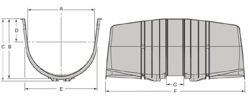 Insuguard Multi Saddle - Grey 60mm