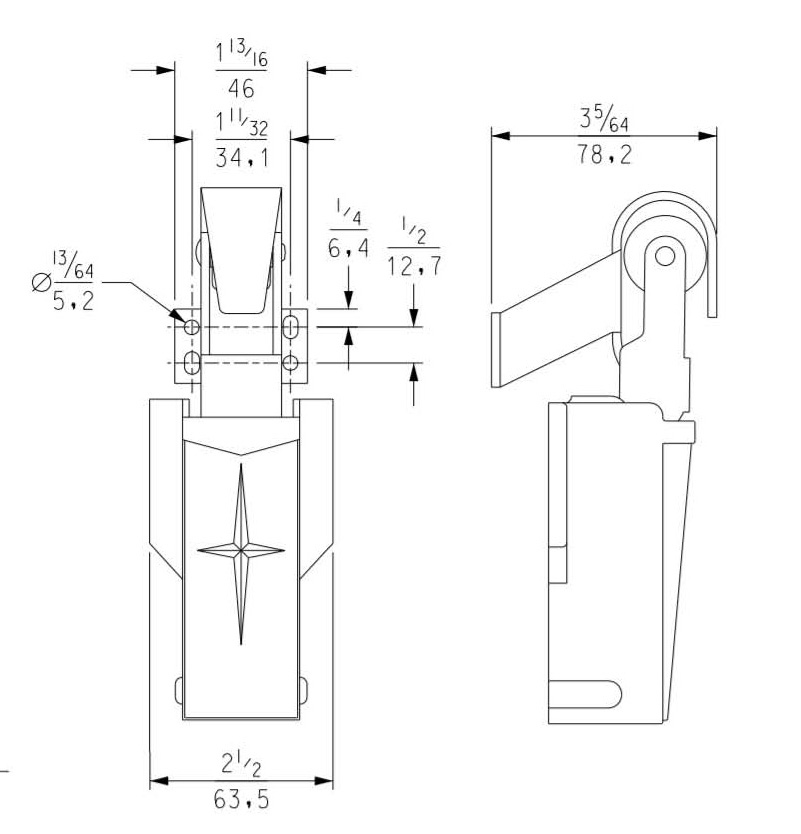 Kason Hydraulic Door Closer 22mm-41mm Offset