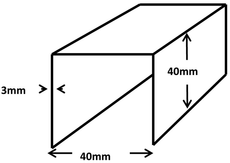 Sliding Door Guide Channel, 40mm x 40mm