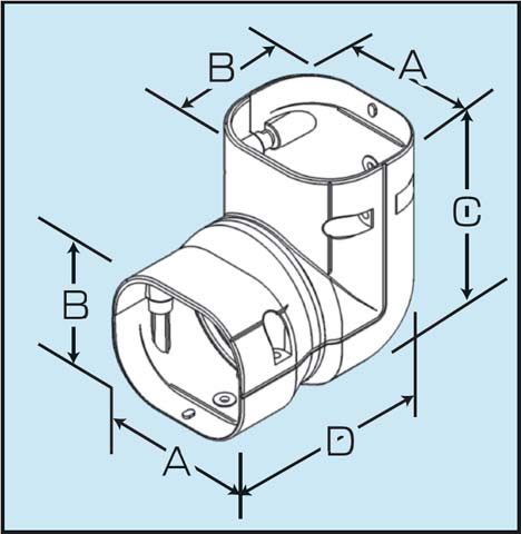 Elbow Twisted 360 Degrees - 100mm - Ivory