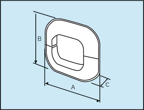 Wall Cap - 75mm - Ivory