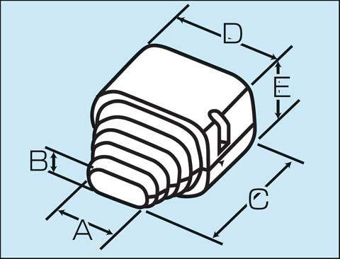 Duct End Socket - 75mm - Ivory