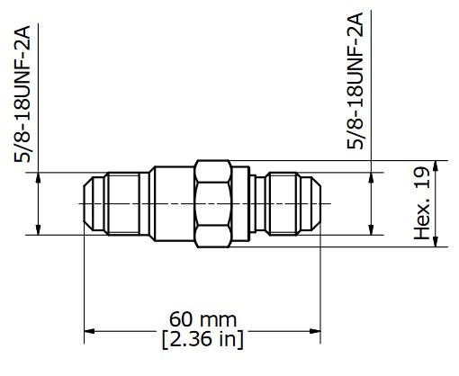 Danfoss Check Valve - NRV10 3/8" Flare