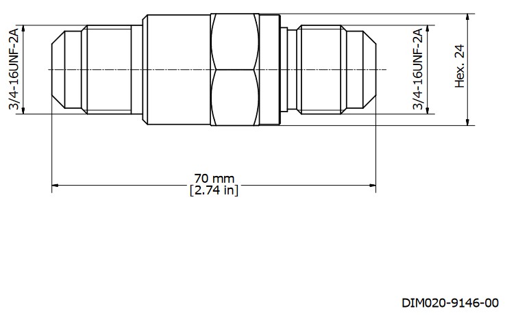 Danfoss Check Valve - NRV12 1/2" Flare