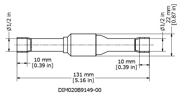 Danfoss Check Valve - NRV12S 1/2" Solder