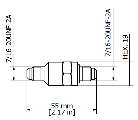Danfoss Check Valve - NRV6 1/4" Flare