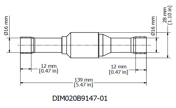 Danfoss Check Valve - NRVH16S 5/8" Solder