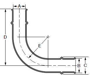 RLS Press Fitting - Elbow 90 Degree - 1-1/4" FF HNBR