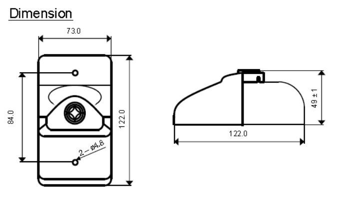 Strobe Siren 12VAC 100DB