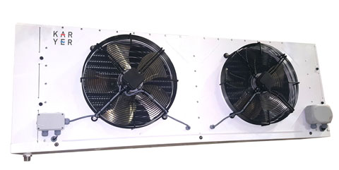 Karyer Low Temp EVD Evap 7.0mm Fin Spacing - 2 x 500mm Fan