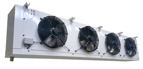 Karyer Low Temp EVD Evap 7.0mm Fin Spacing - 4 x 500mm Fan