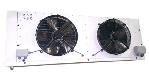 Karyer Med Temp EVD Evap 4.2mm Fin Spacing - 2 x 500mm Fan