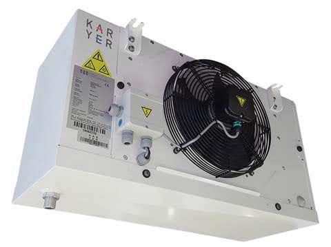 Karyer Low Temp Evaporator 7.0mm Fin Spacing - 1 x 300mm Fan