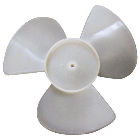 Fan Blade + Clip 178mm 3 Blade 25 Deg Pitch  3/16" Bore