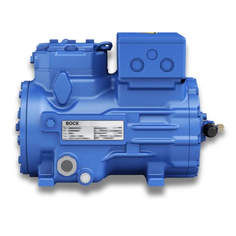 COMPRESSOR BOCK SEMI HERM HGX12P/90-4 S 220V/380V 3PH 50Hz 14553 AV PADS, OIL HEATER