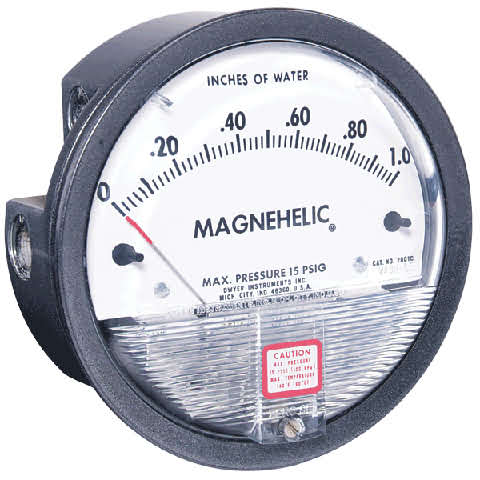 Magnehelic Gauge 0 - 250 Pascals
