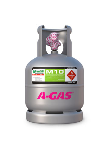 Hydrocarbon refrigerant R600A disposable canisters