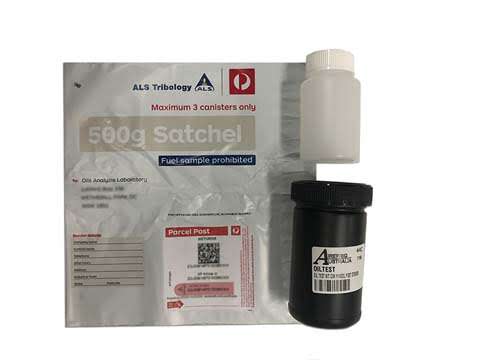 ALS Lab Oil Test Kit (c/w Pre-paid Parcel Post Sticker)