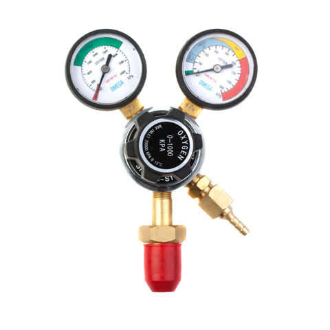 Oxygen Regulator - Twin Gauge - 0-1000kPA